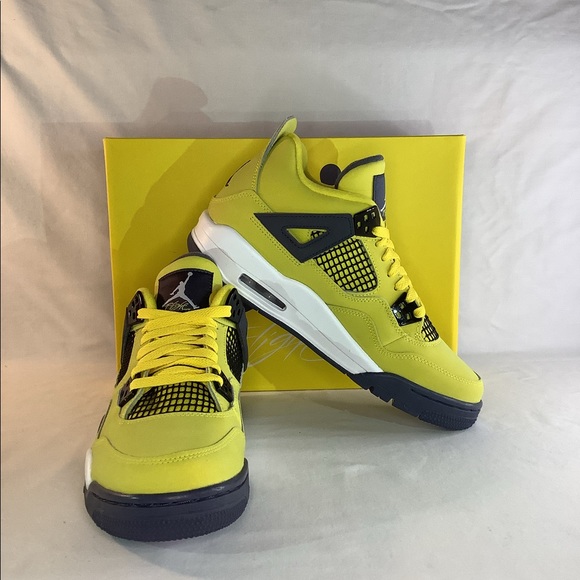 jordan 4 retro gs lightning